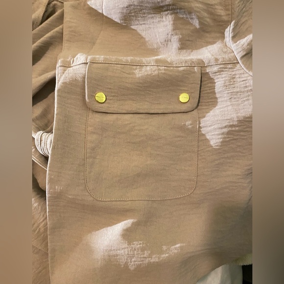 NYC Women's Utility Jacket in Tan Size 1X - Picture 6 of 7